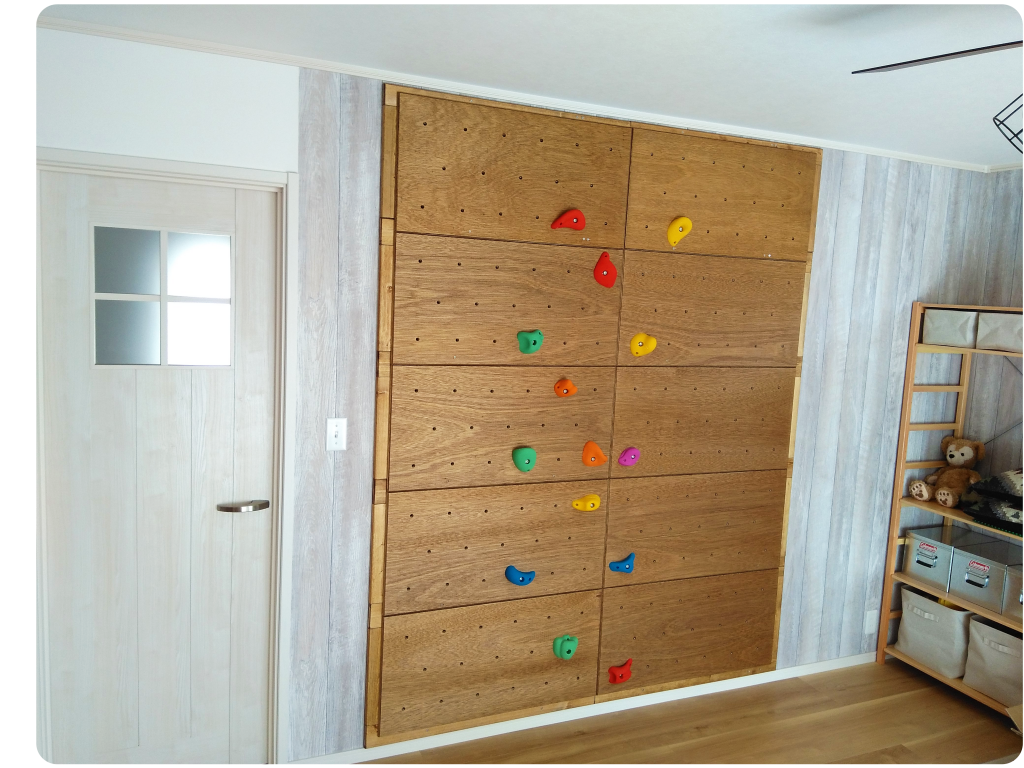 おうちでボルダリング の施工例をご紹介します Mokuyo Sha